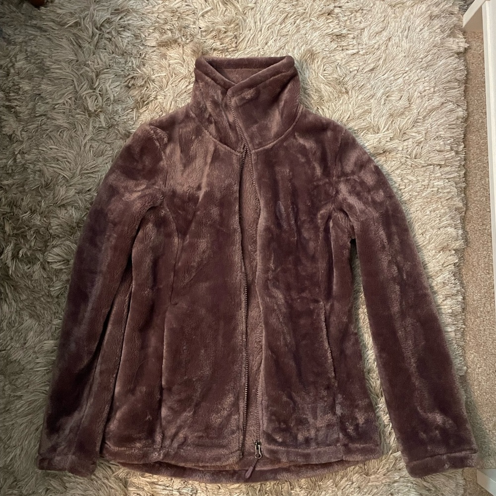 Purple fleece zip up